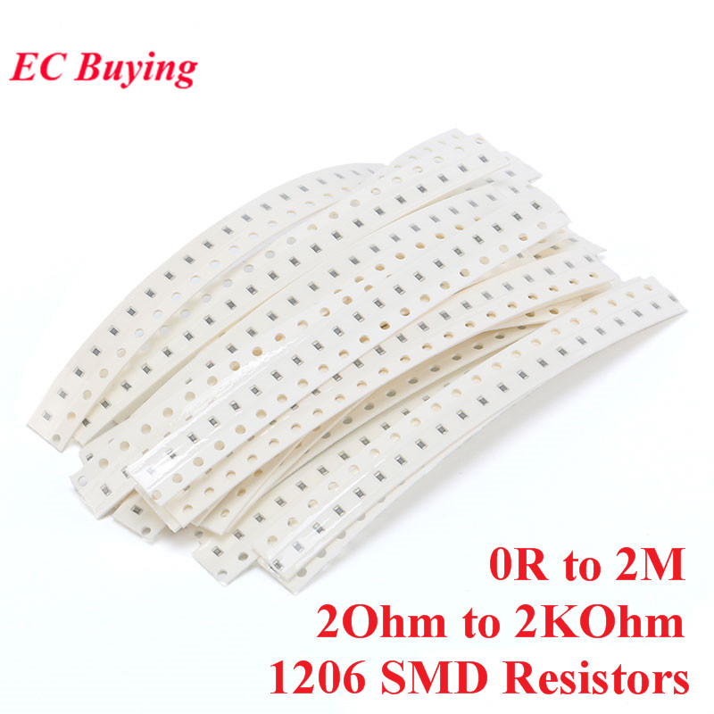 Diy Electronics Components Kit - 800 шт. 1206 комплект резисторов SMD,