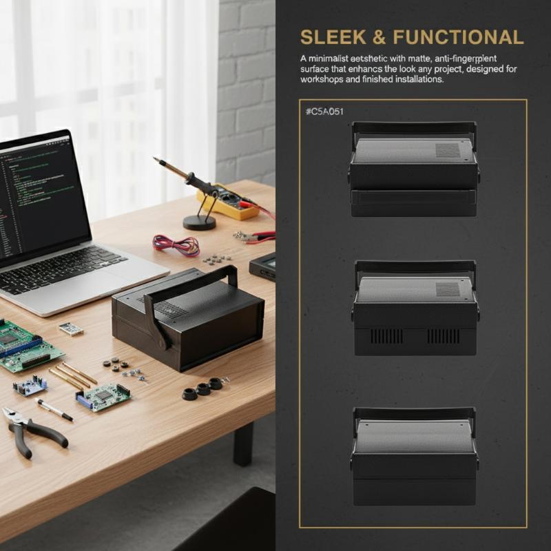 Diy Box Electronics Mall - Водонепроницаемый пластиковый электронный корпус 200x175x70 мм