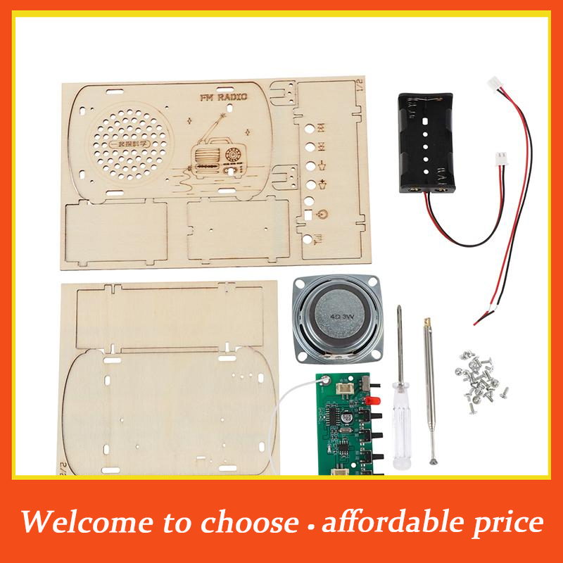 Diy Electronics Projects For Kids - Набор для сборки деревянного FM-радиоприемника своими