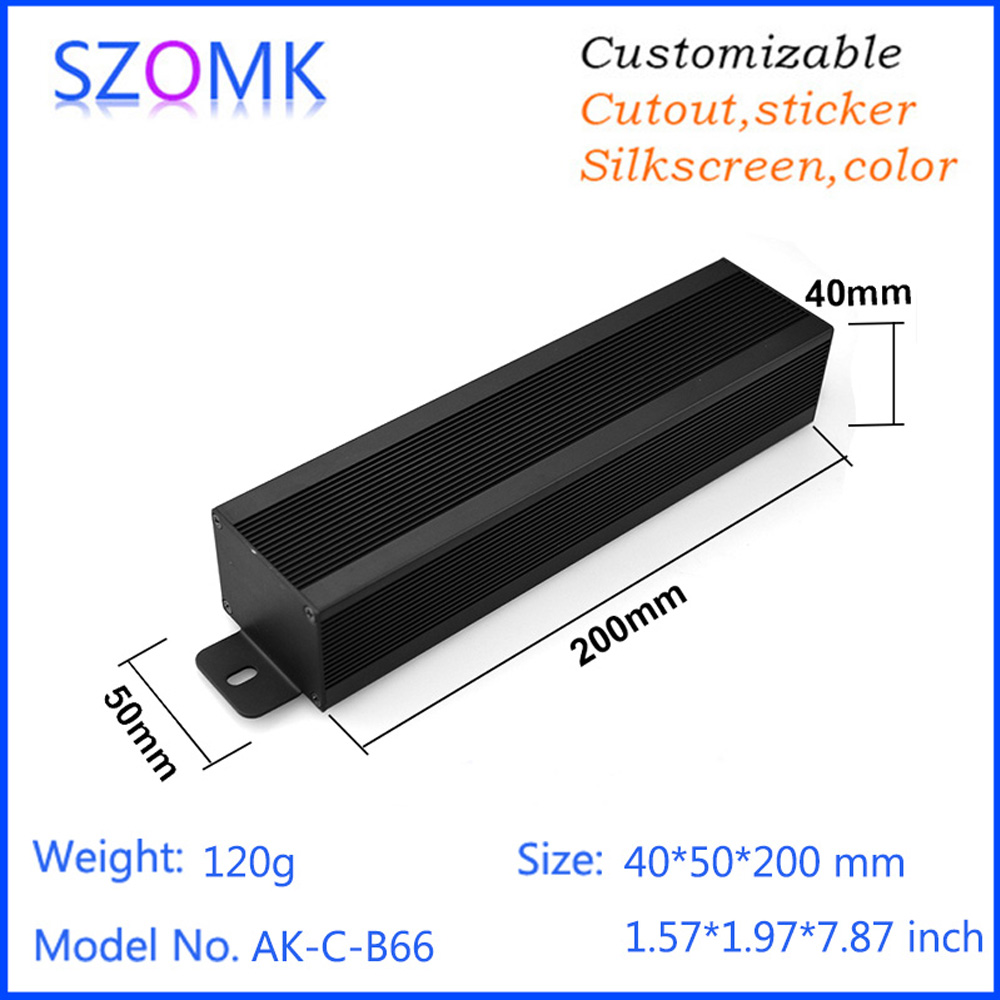Diy Box Electronics Mall - 1 шт. Алюминиевый корпус 40*50*200 мм
