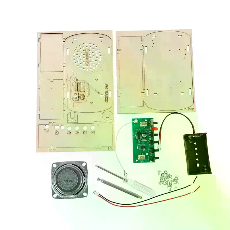Diy Electronics Projects For Kids - Набор для сборки деревянного FM-радиоприемника DIY: