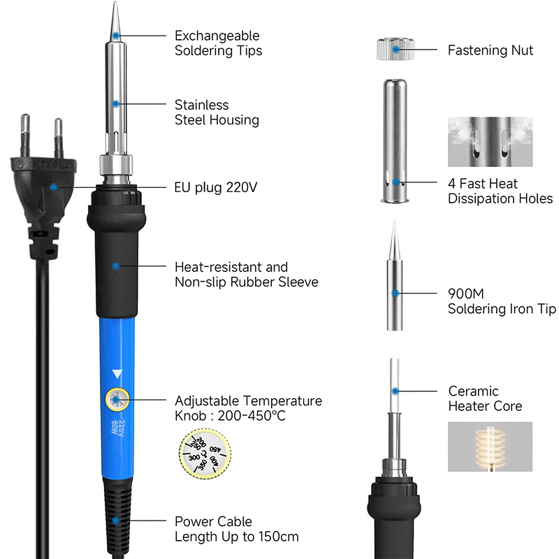 Электрический паяльник с регул – обзор и цена Soldering Iron Kit