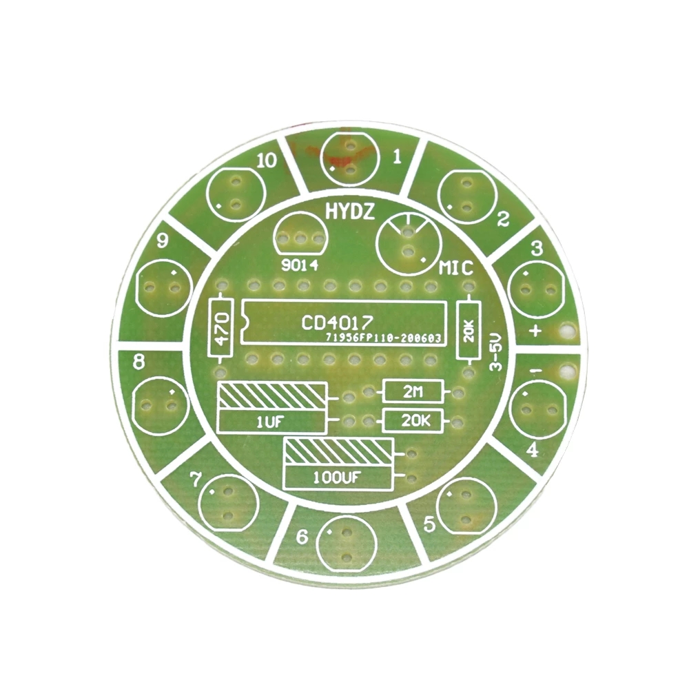 CD4017 красочный голосовой кон – обзор и цена Diy Electronics Components Kit