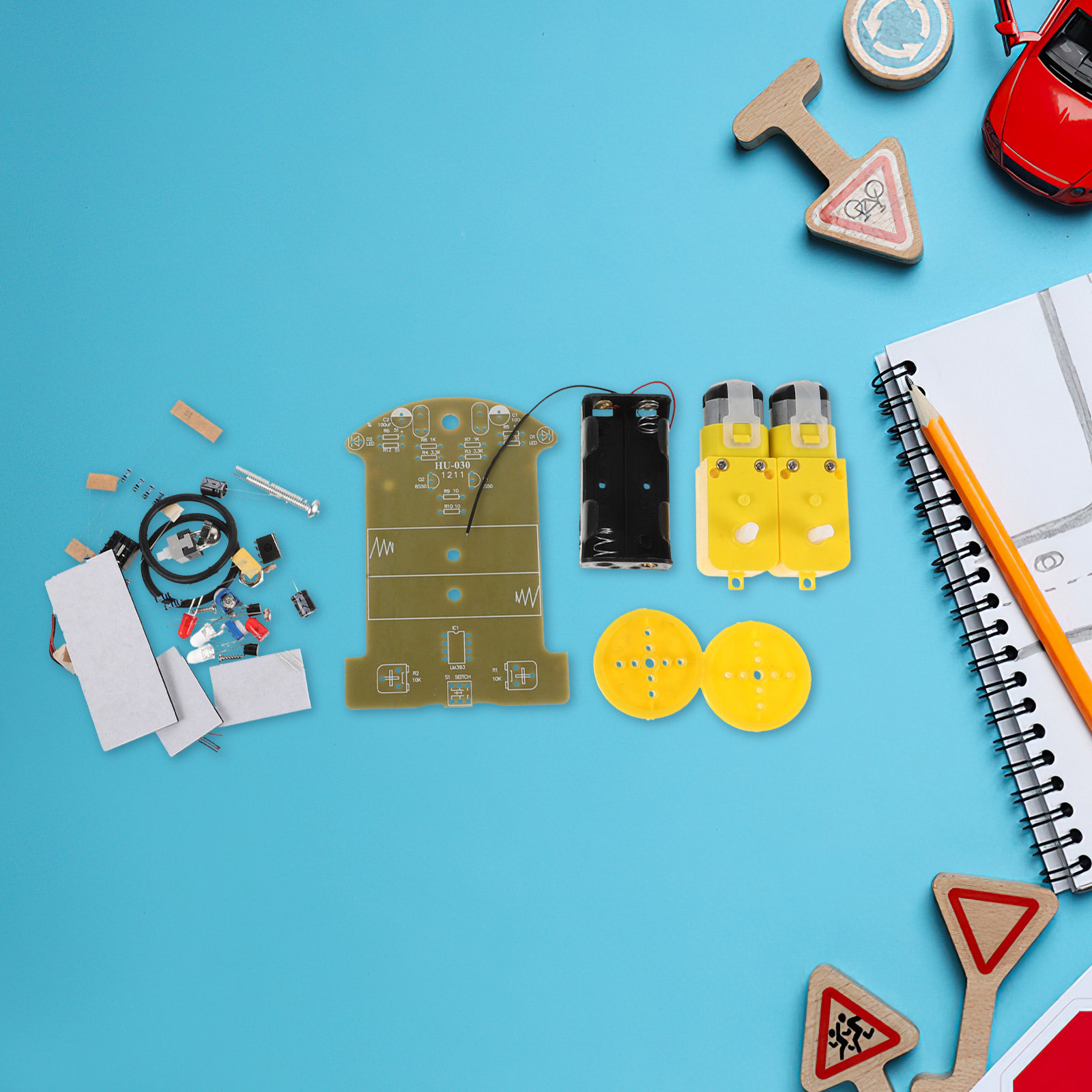 Набор для сборки робота-автомо – обзор и цена Diy Electronics Soldering Kit