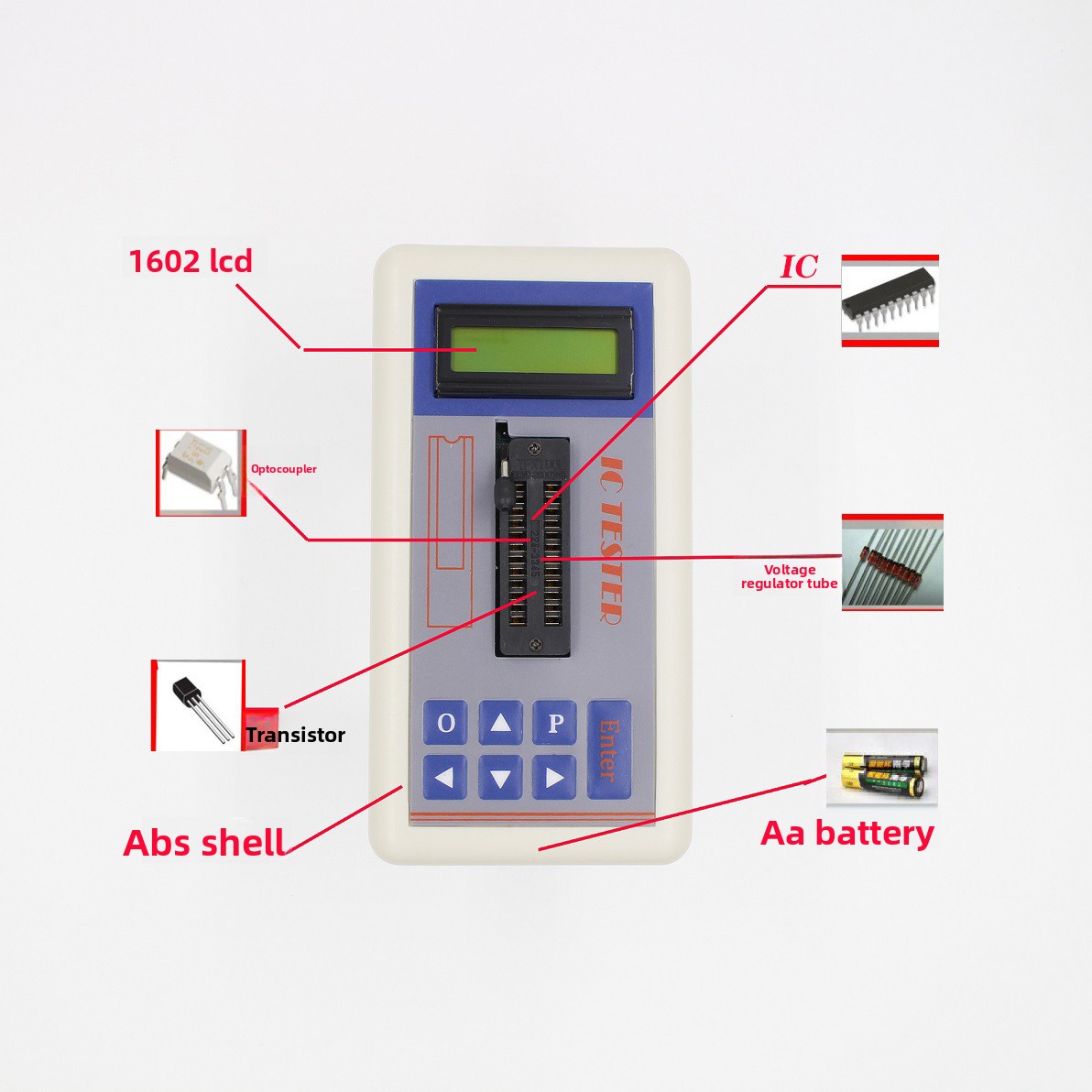 Тестер транзисторов TSH‑06F дл – обзор и цена Diy Electronics Lab Equipment