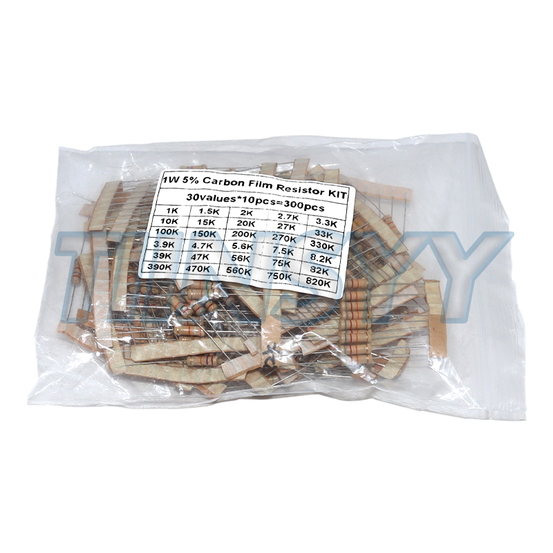 Набор резисторов 300 шт., 1 Вт – обзор и цена Diy Electronics Components Kit