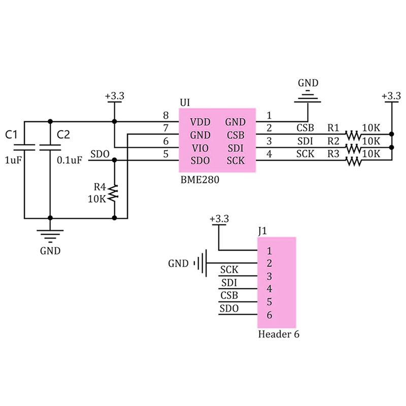 A93E-6PCS BME280 3.3V Сенсорны – обзор и цена Bme280 Humidity Sensor