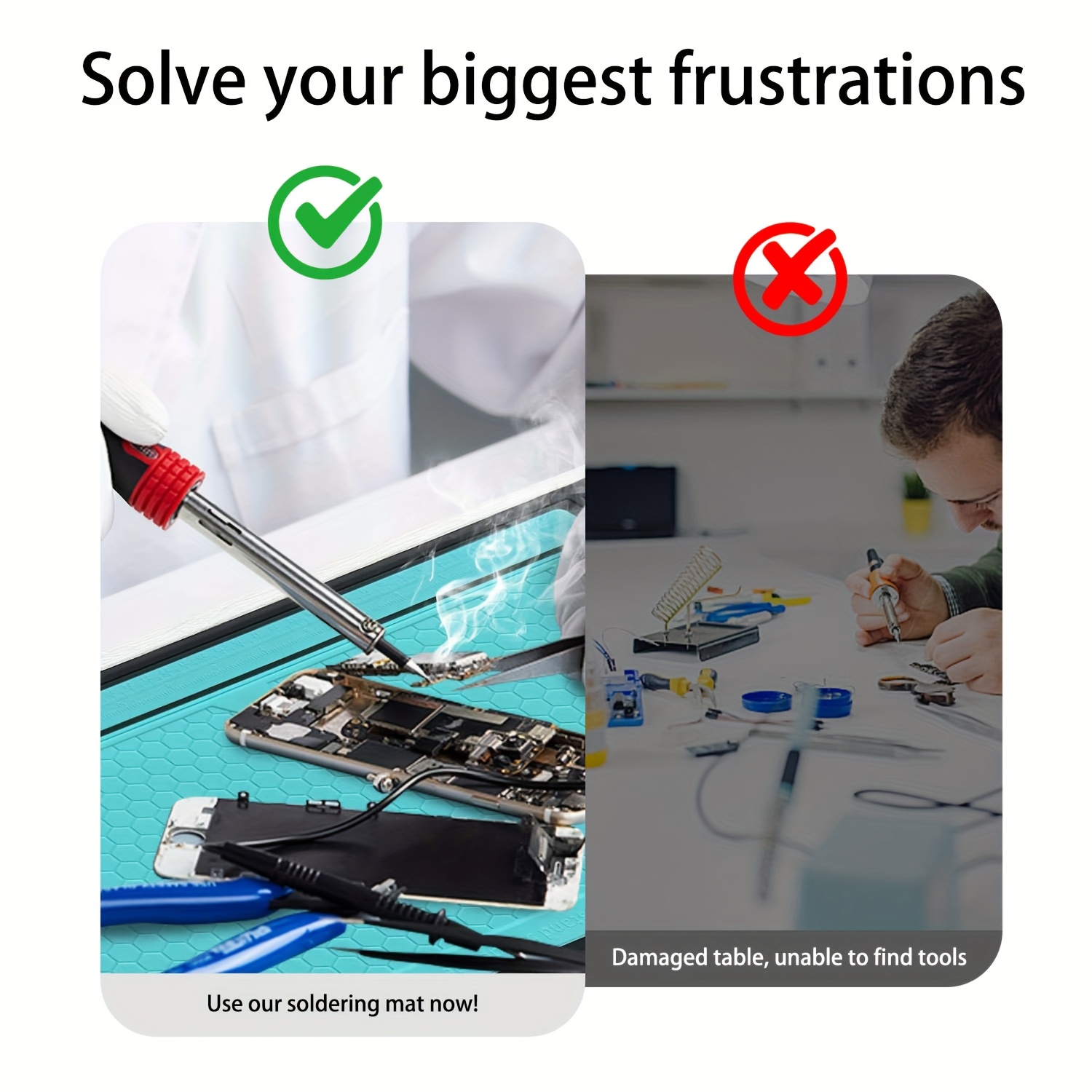 Термостойкий коврик для припоя – обзор и цена Soldering Iron Kit