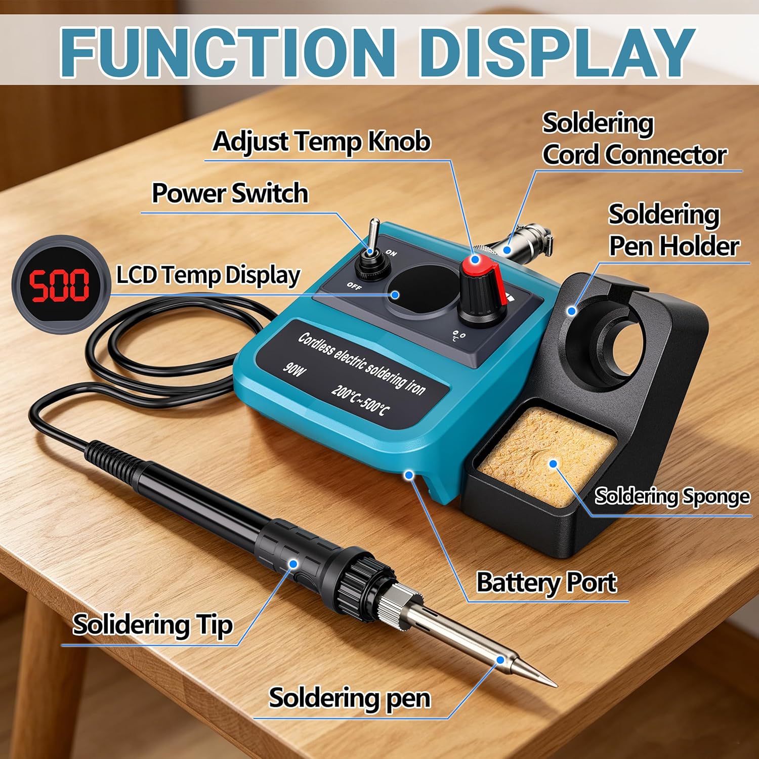 Беспроводной цифровой паяльник – обзор и цена Soldering Iron Kit