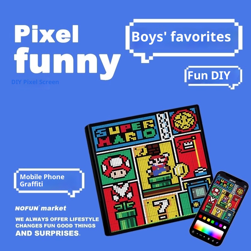Пиксельный экран «сделай сам», – обзор и цена Diy Electronics Game