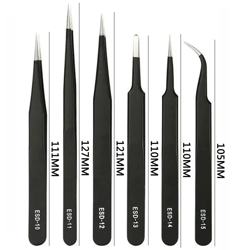 Набор прецизионных пинцетов Ga – обзор и цена Soldering Iron Kit