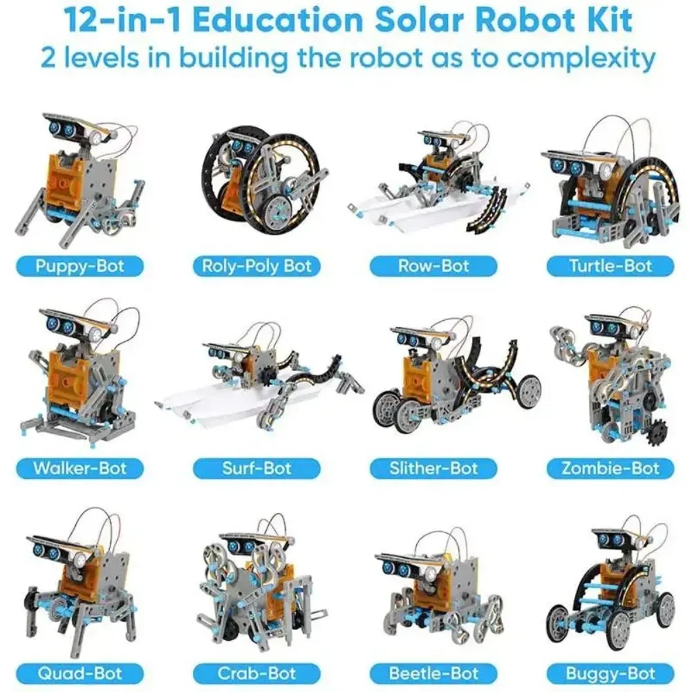 13 в 1, робот на солнечной эне – обзор и цена Diy Electronics Components Kit