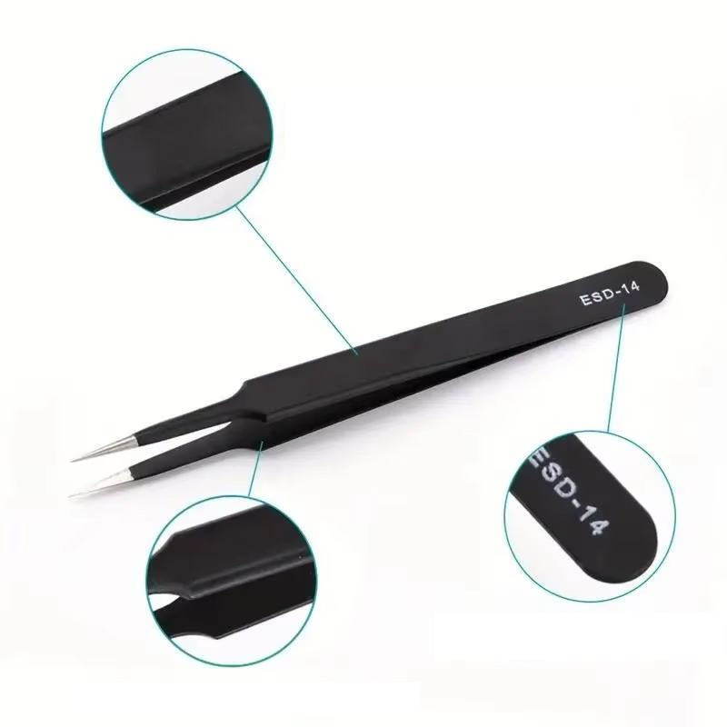 Набор антистатических пинцетов – обзор и цена Diy Electronics Soldering Kit